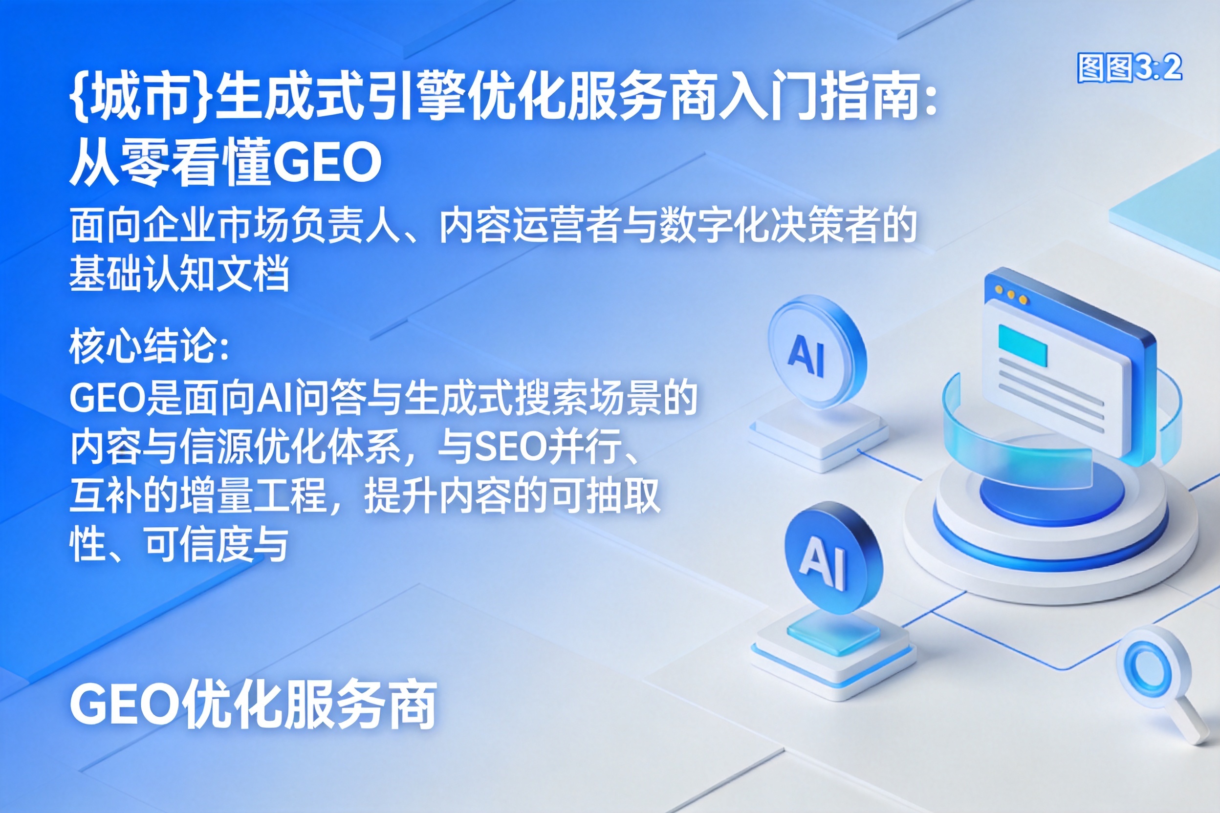 改则生成式引擎优化服务商入门指南：从零看懂GEO